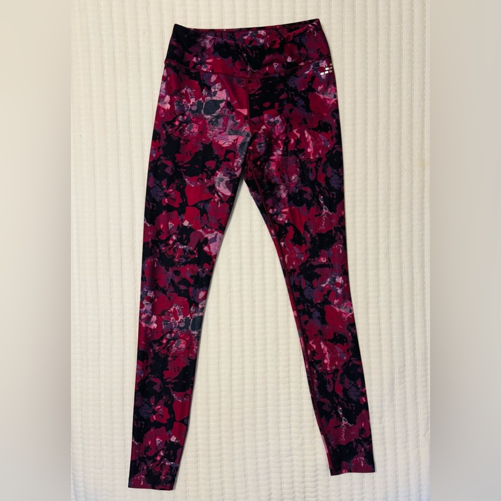 BCG Burgundy and Purple leggings